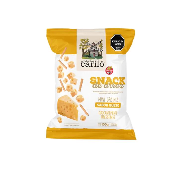 CARILO MINI GRISIN SABOR QUESO X 100 GR.