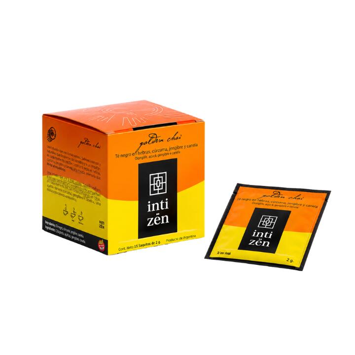 INTI ZEN TE EN SAQUITO GOLDEN CHAI X 15 UNID.
