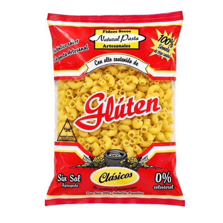 NATURAL PASTA FIDEOS CODITOS CLASICO X 300 GR.