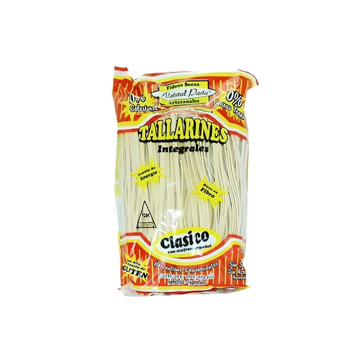 NATURAL PASTA FIDEOS TALLARINES CLASICOS X 300 GR.
