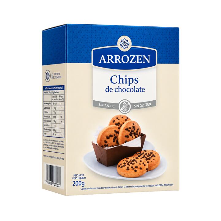NATUZEN CHIPS DE CHOCOLATE X 200 GR.
