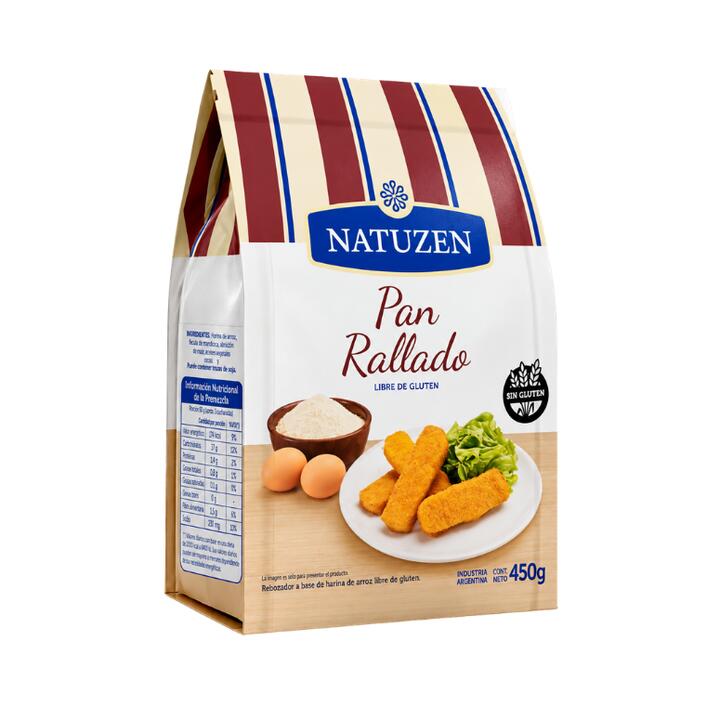 NATUZEN PAN RALLADO X 450 GR.