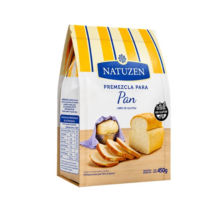 NATUZEN PREMEZCLA PARA PAN X 450 GR.