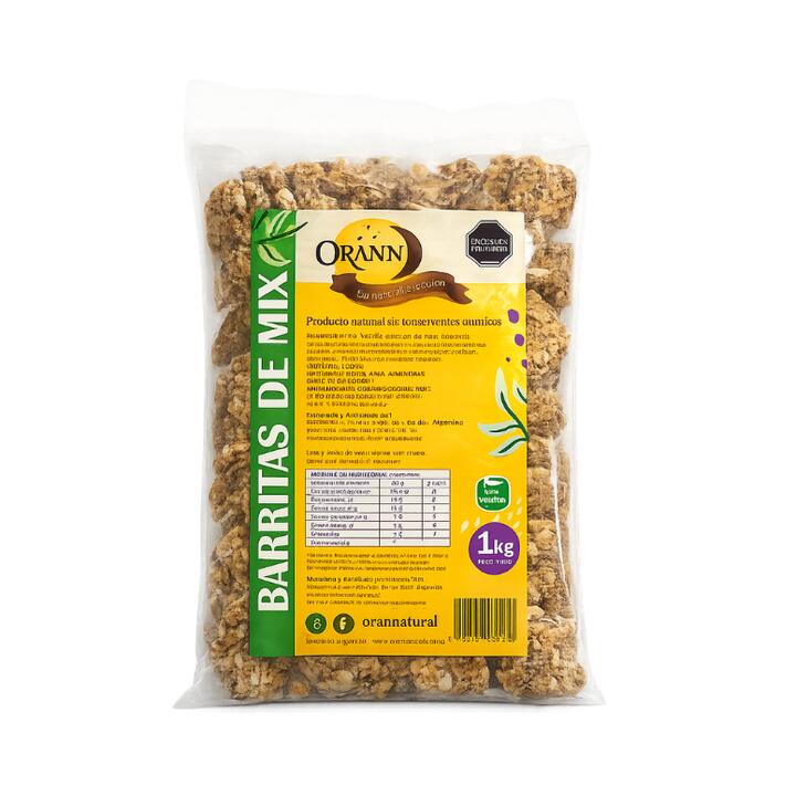 ORANN BARRITAS MIX ENERGETICO X 1 KG.