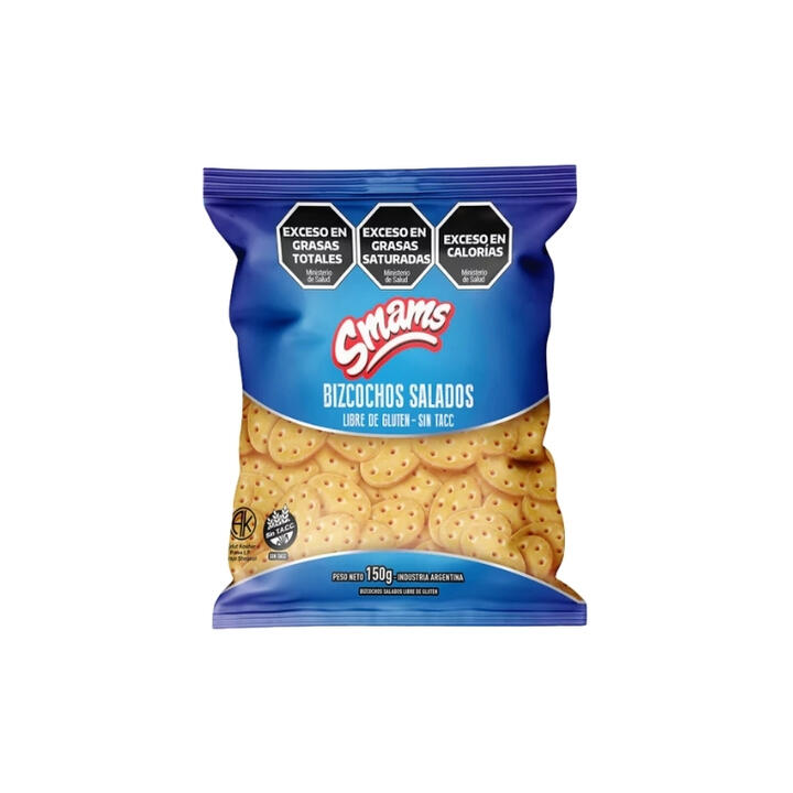 SMAMS BIZCOCHITOS SALADOS X 150 GR.
