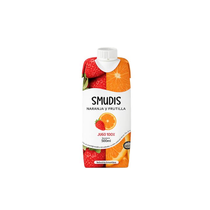SMUDIS DE NARANJA Y FRUTILLA X 500 ML.